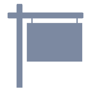 real estate sign icon